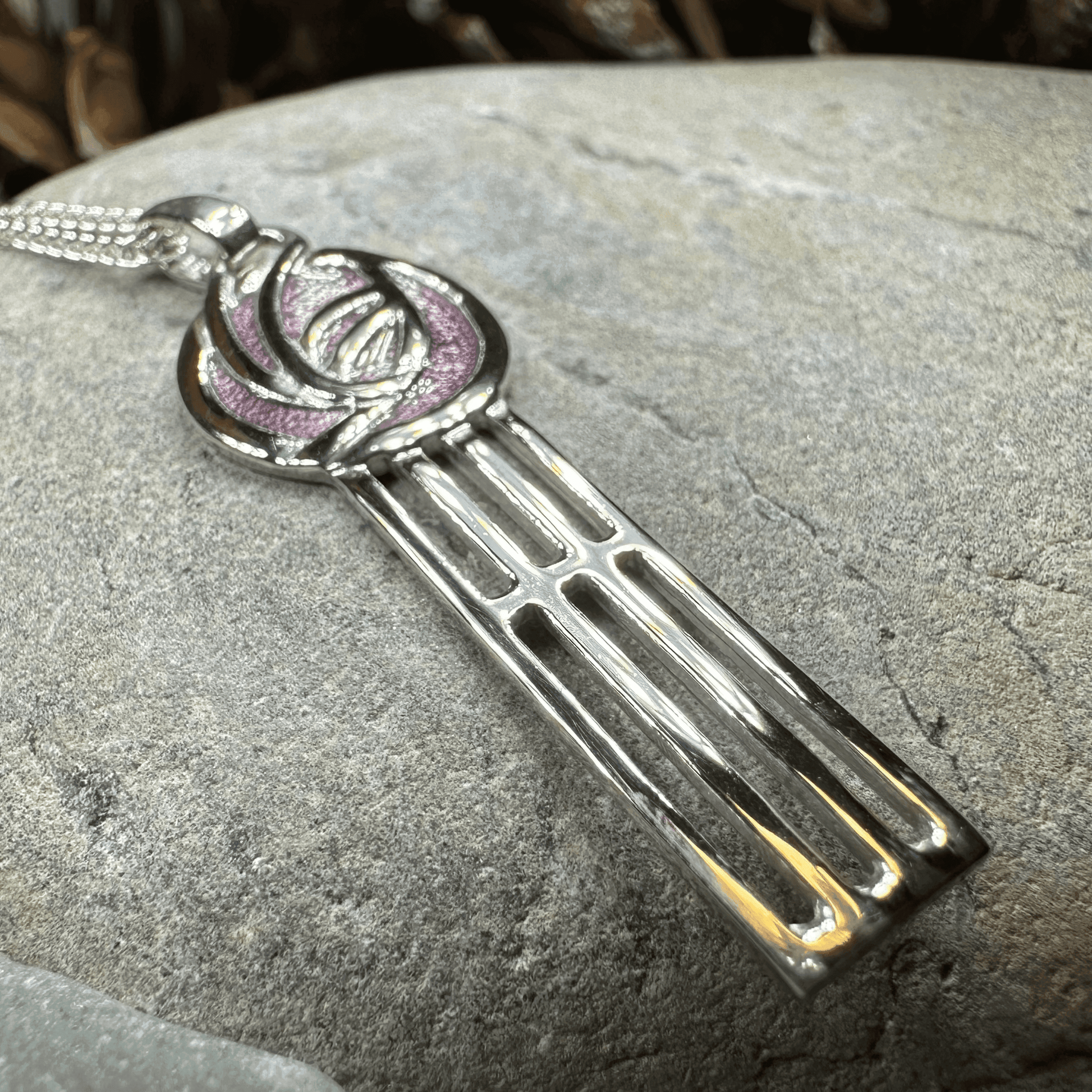 Mackintosh Beauty Rose Necklace - 18