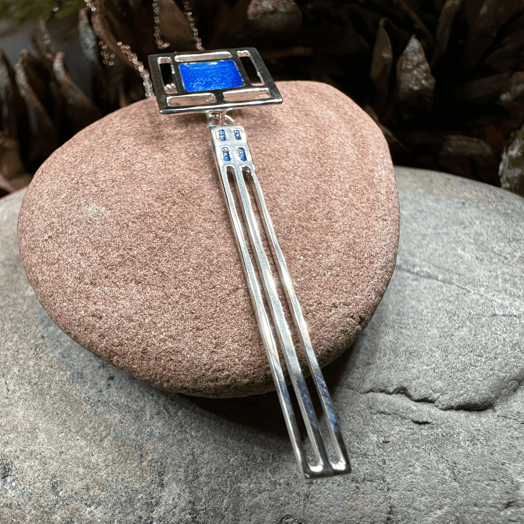 Mackintosh Blue Necklace - 18