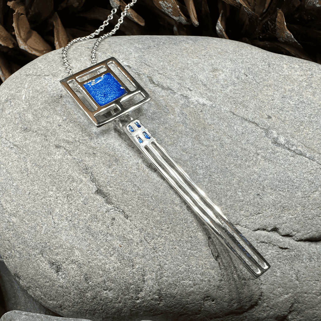 Mackintosh Blue Necklace - 18