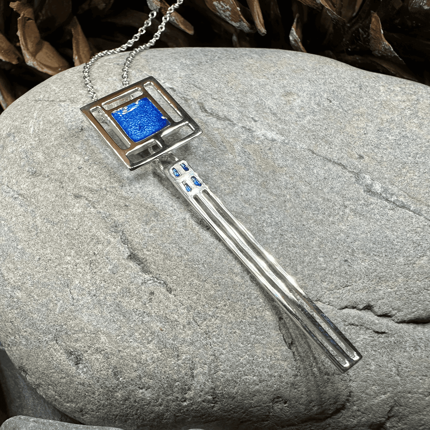 Mackintosh Blue Necklace - 18