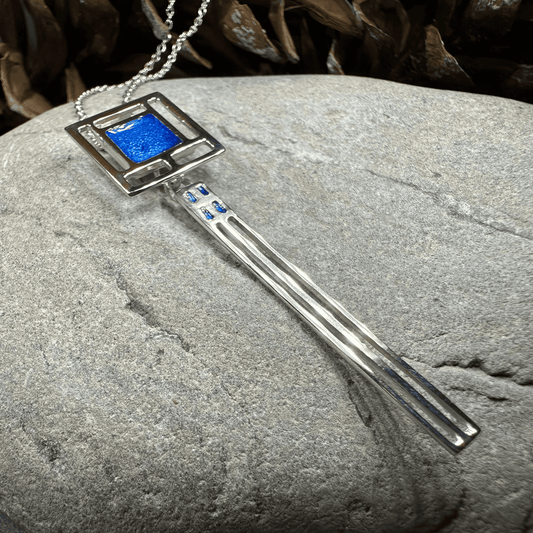 Mackintosh Blue Necklace - 18