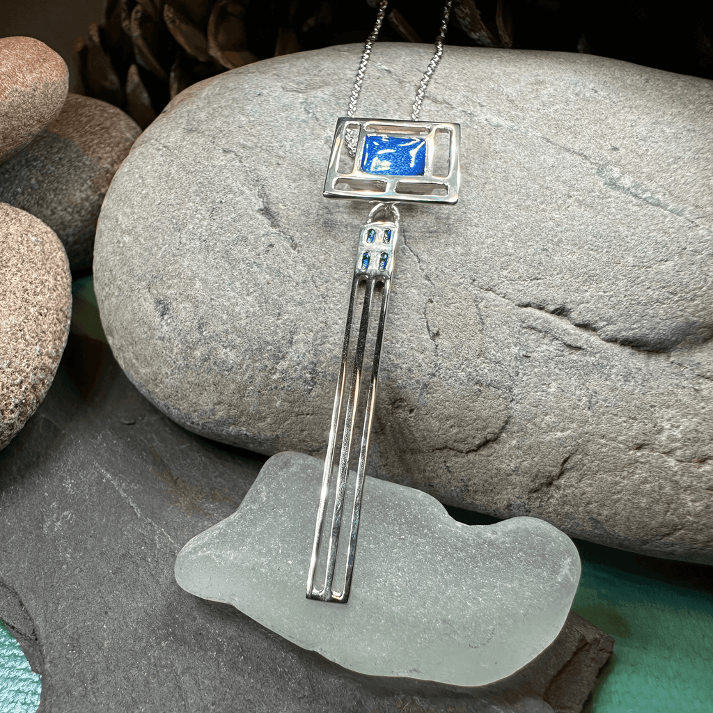 Mackintosh Blue Necklace - 18