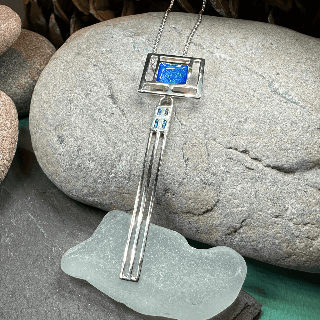 Mackintosh Blue Necklace - 18