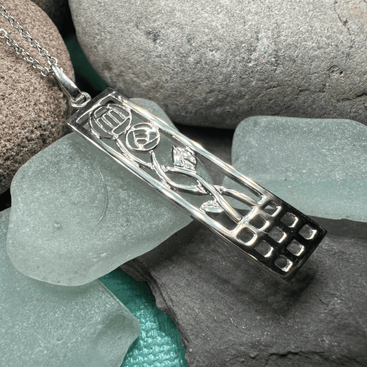Mackintosh Two Roses Necklace - 18