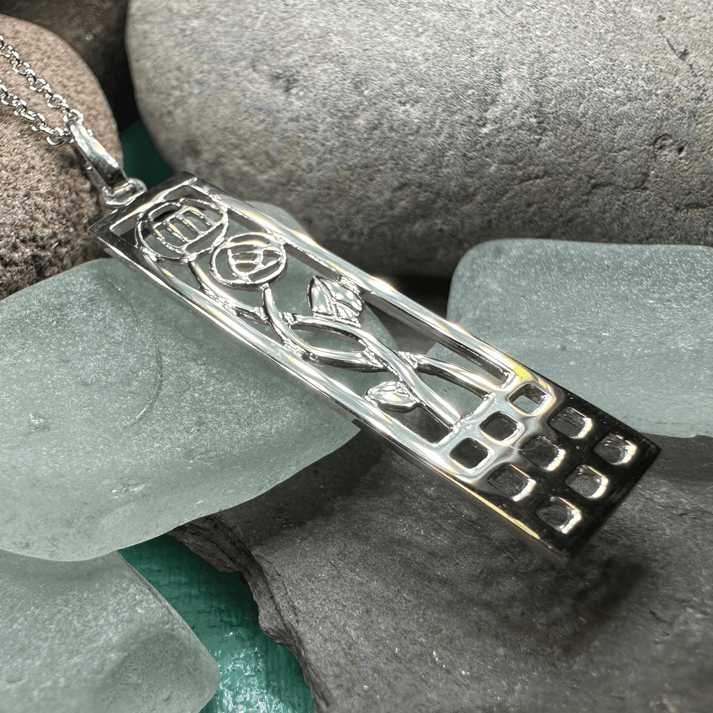 Mackintosh Two Roses Necklace - 18