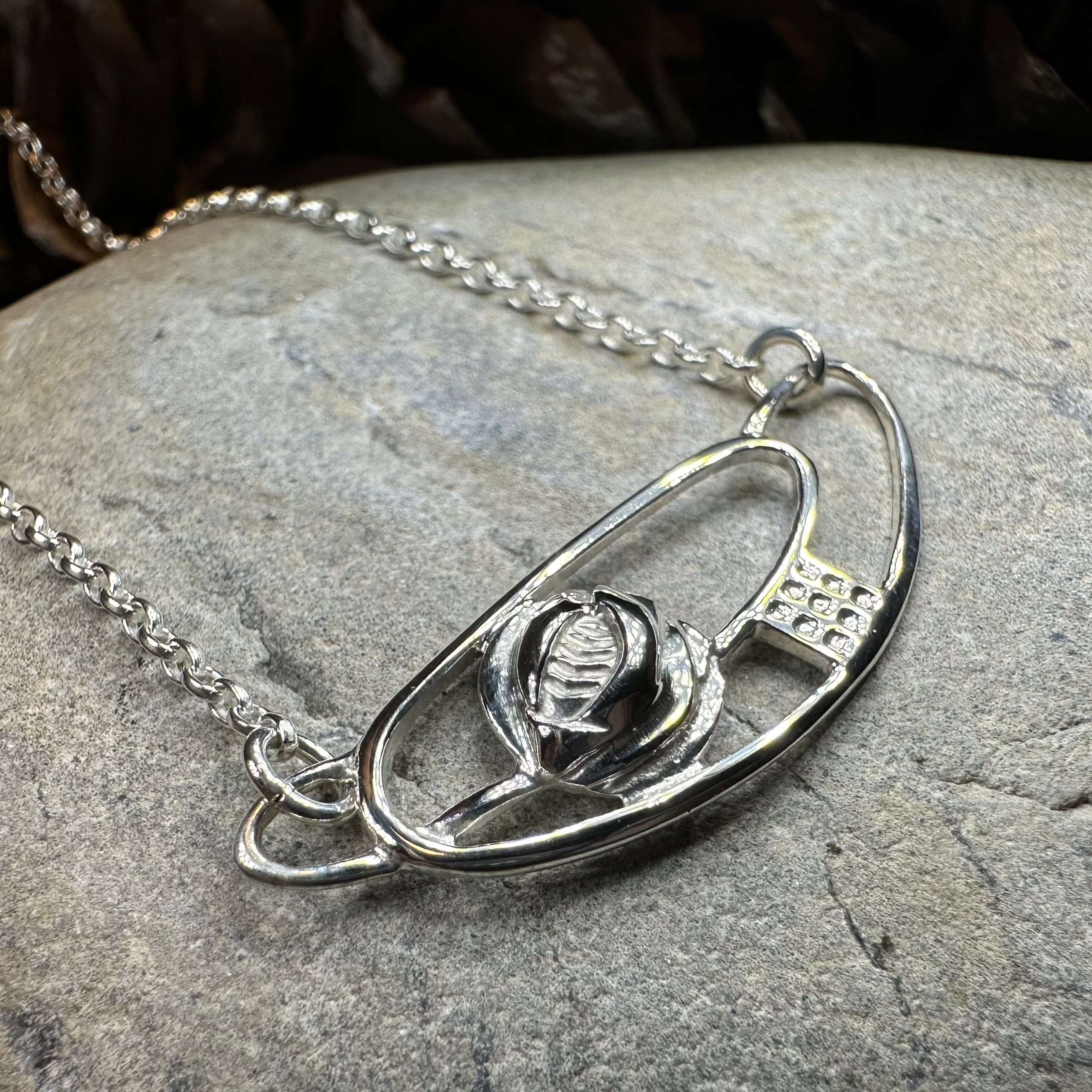 Mackintosh Rose Necklace