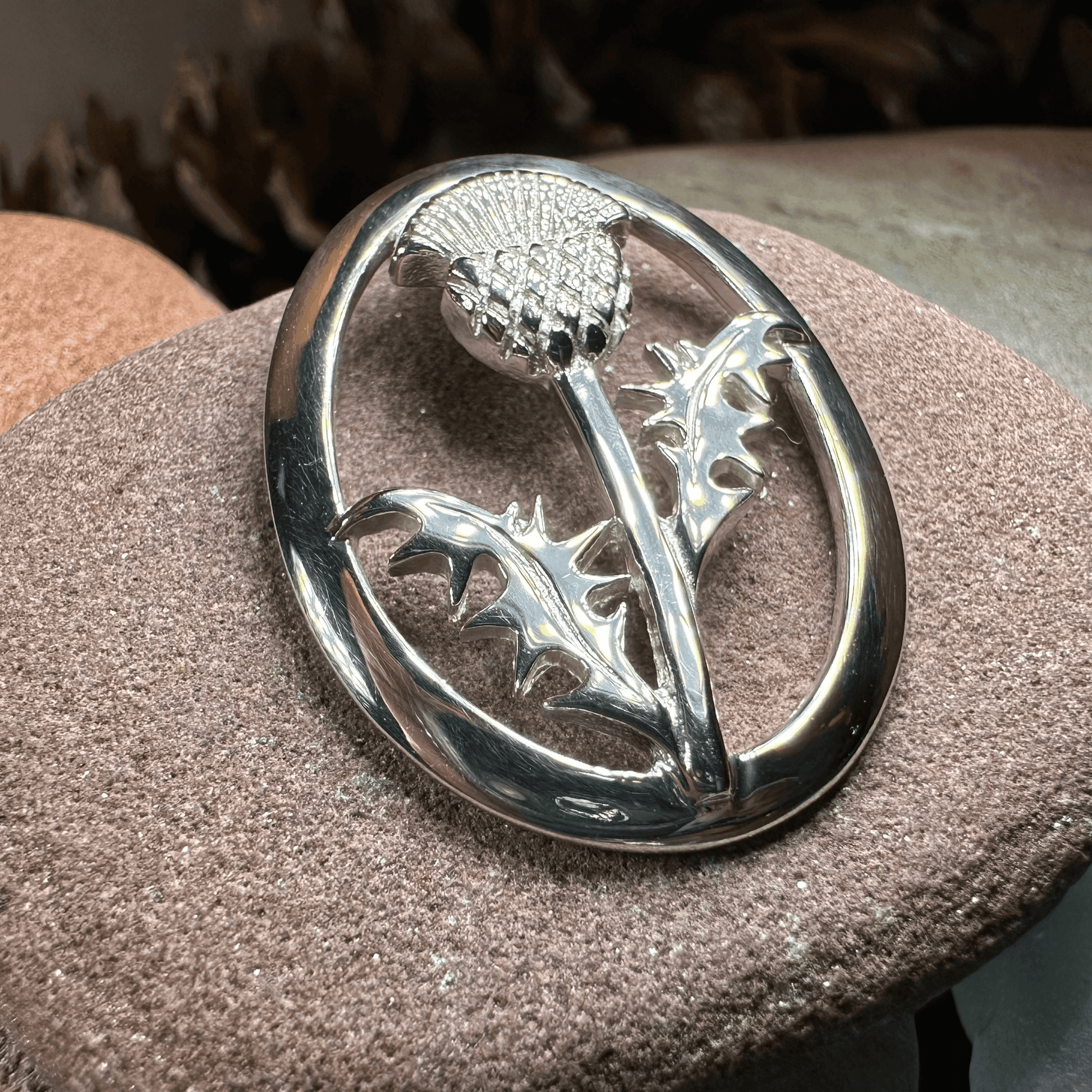 Gaisgeil Scottish Thistle Necklace - 18