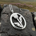 Gaisgeil Scottish Thistle Necklace