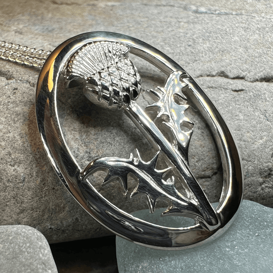 Gaisgeil Scottish Thistle Necklace - 18