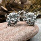 Highland Cow Earrings - 
