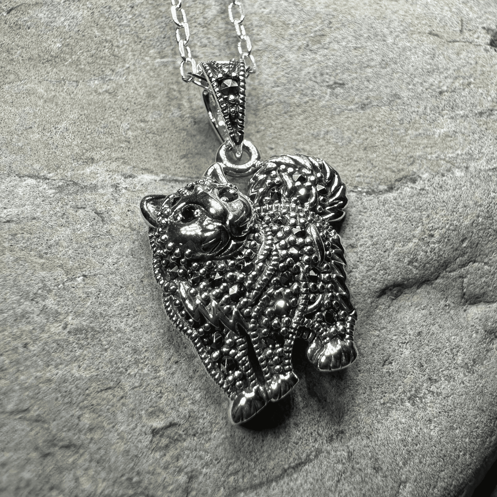 Simba Celtic Cat Necklace - 
