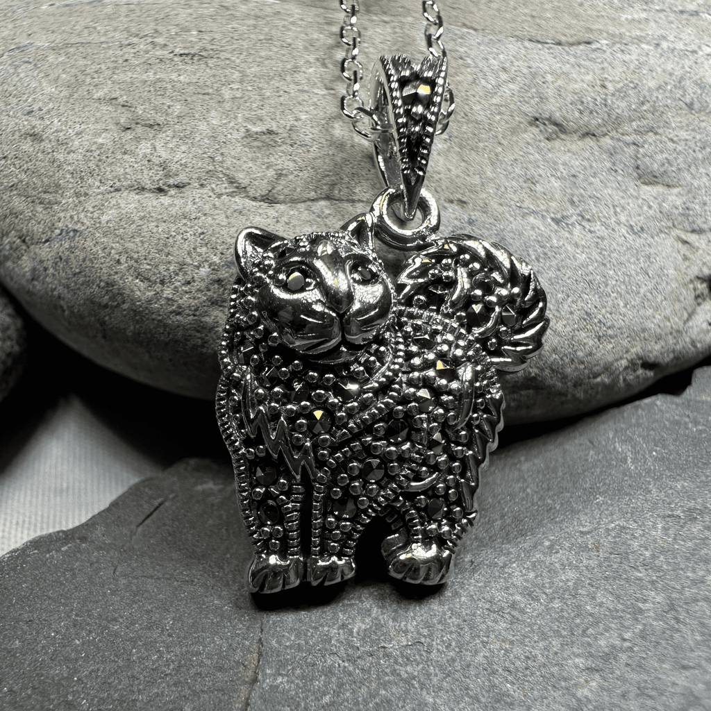 Simba Celtic Cat Necklace - 