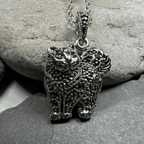 Simba Celtic Cat Necklace - 