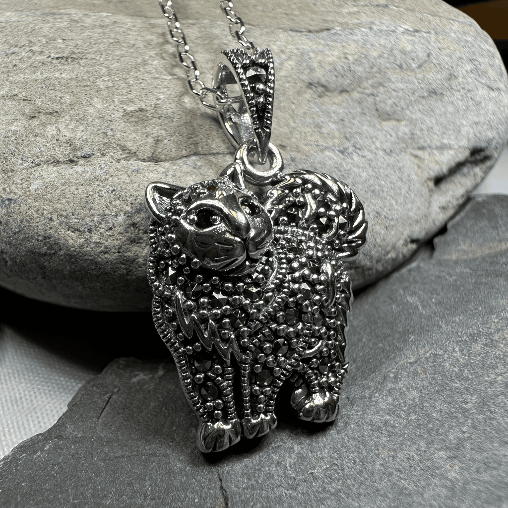 Simba Celtic Cat Necklace - 