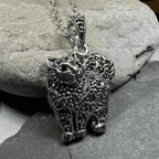 Simba Celtic Cat Necklace - 