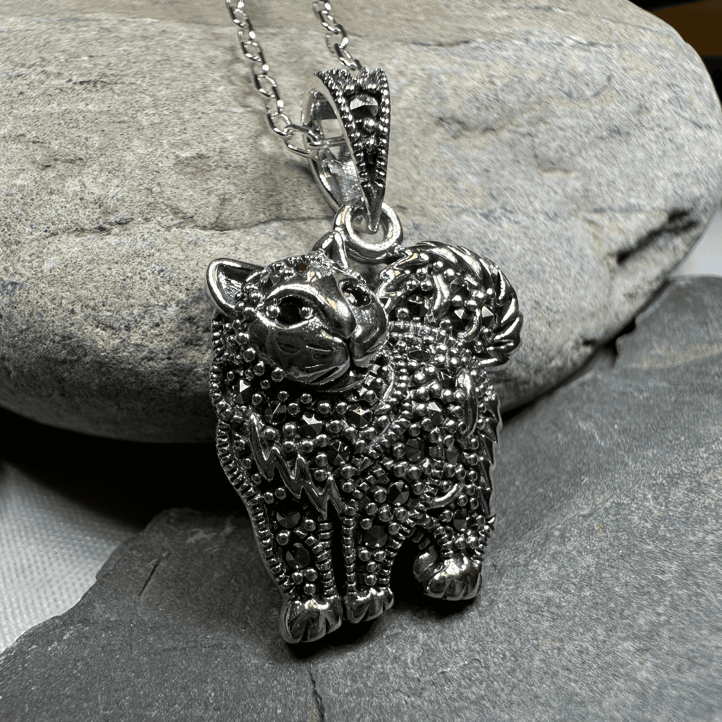 Simba Celtic Cat Necklace - 