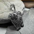 Simba Celtic Cat Necklace - 