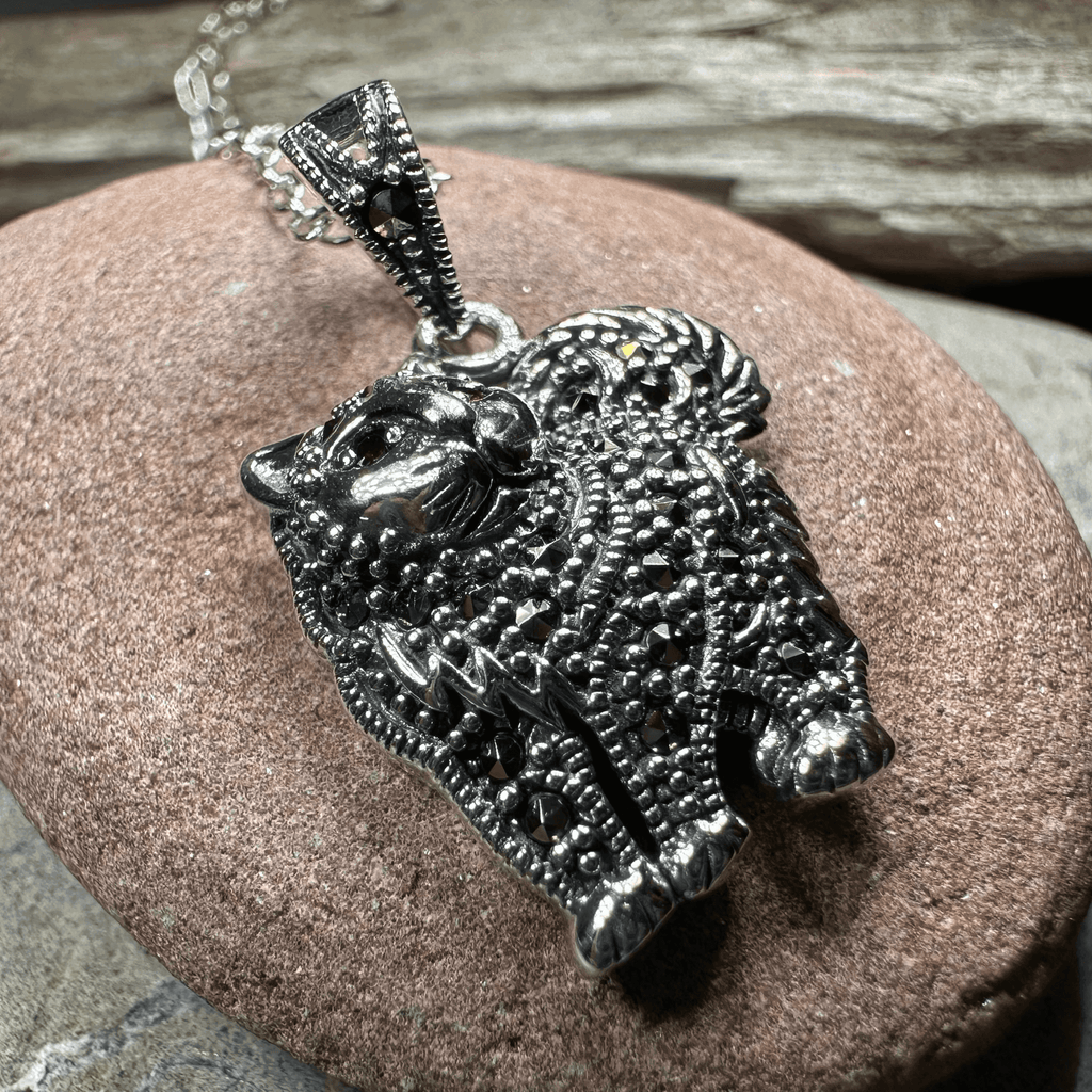Simba Celtic Cat Necklace - 