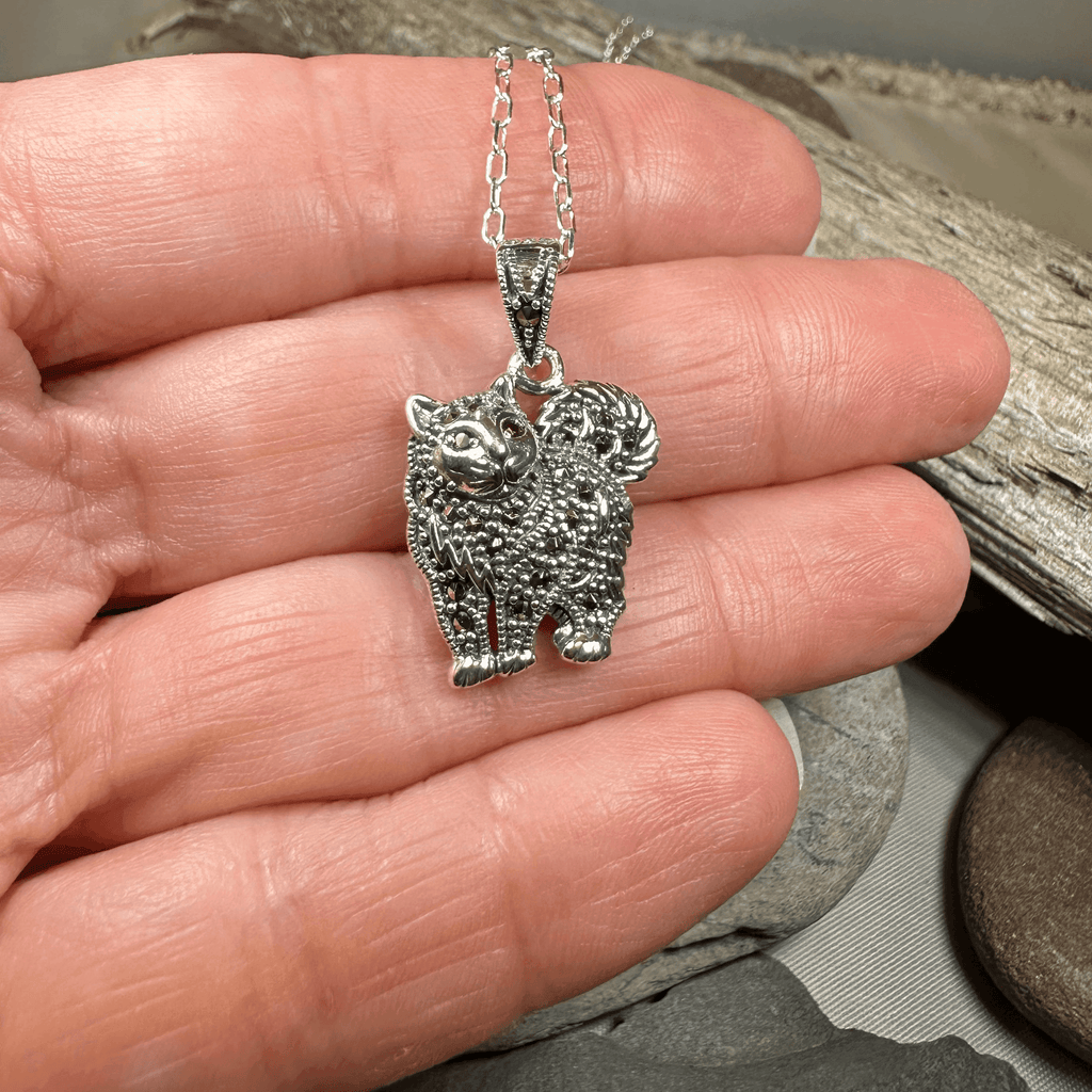Simba Celtic Cat Necklace - 