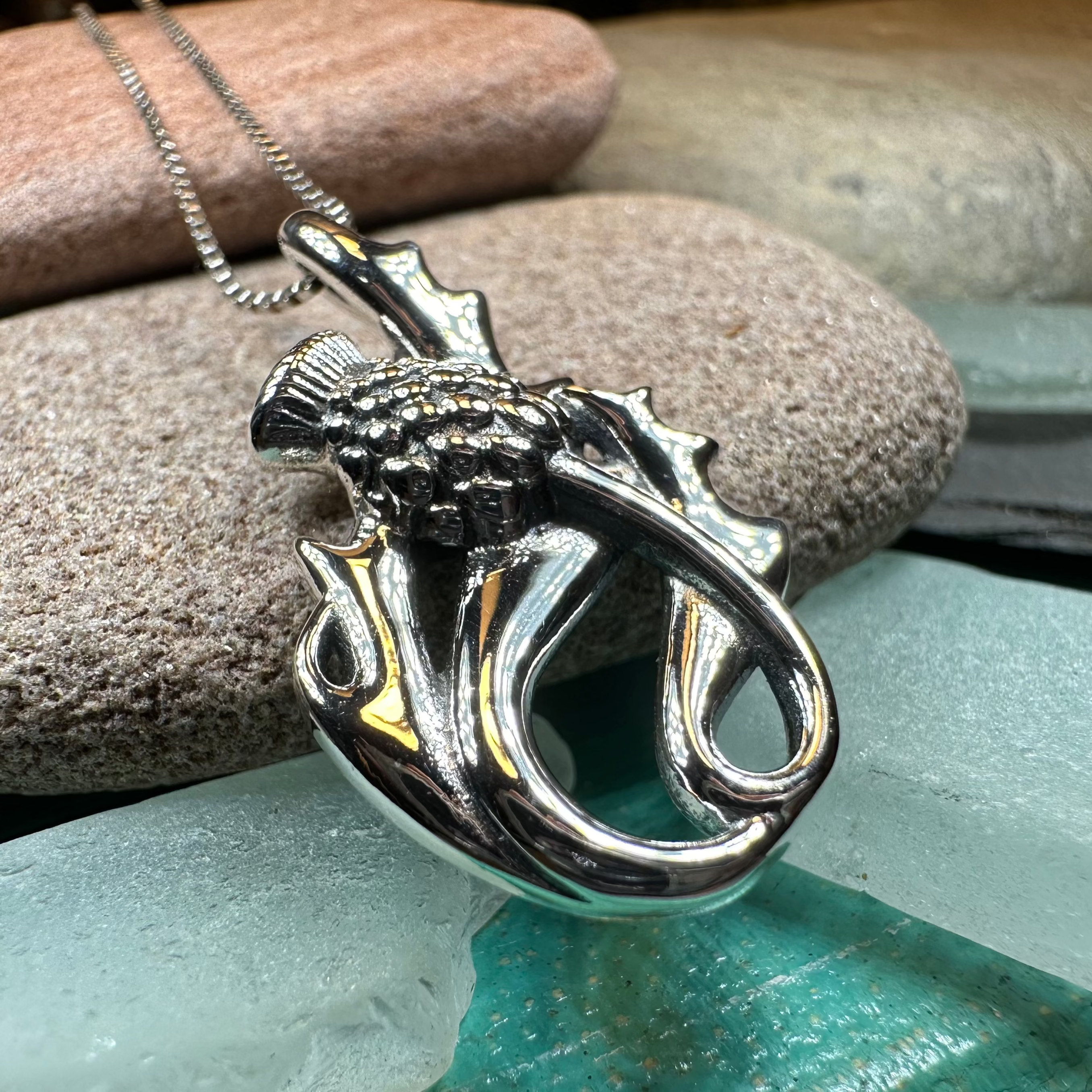 Daleina Scottish Thistle Necklace