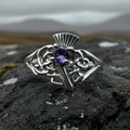 Ailean Thistle Ring