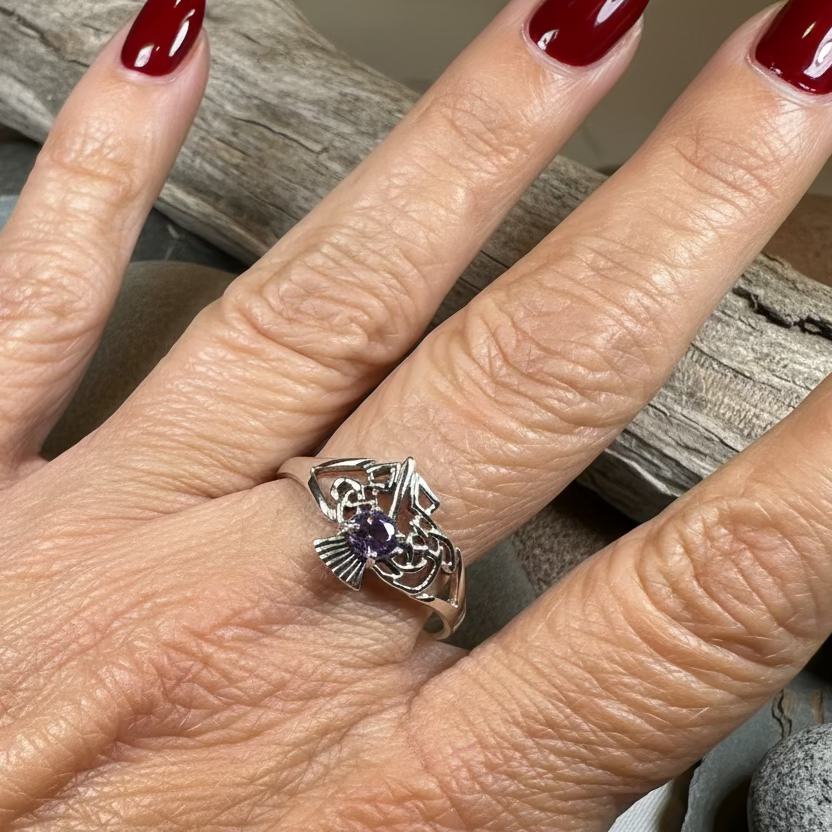 Ailean Thistle Ring