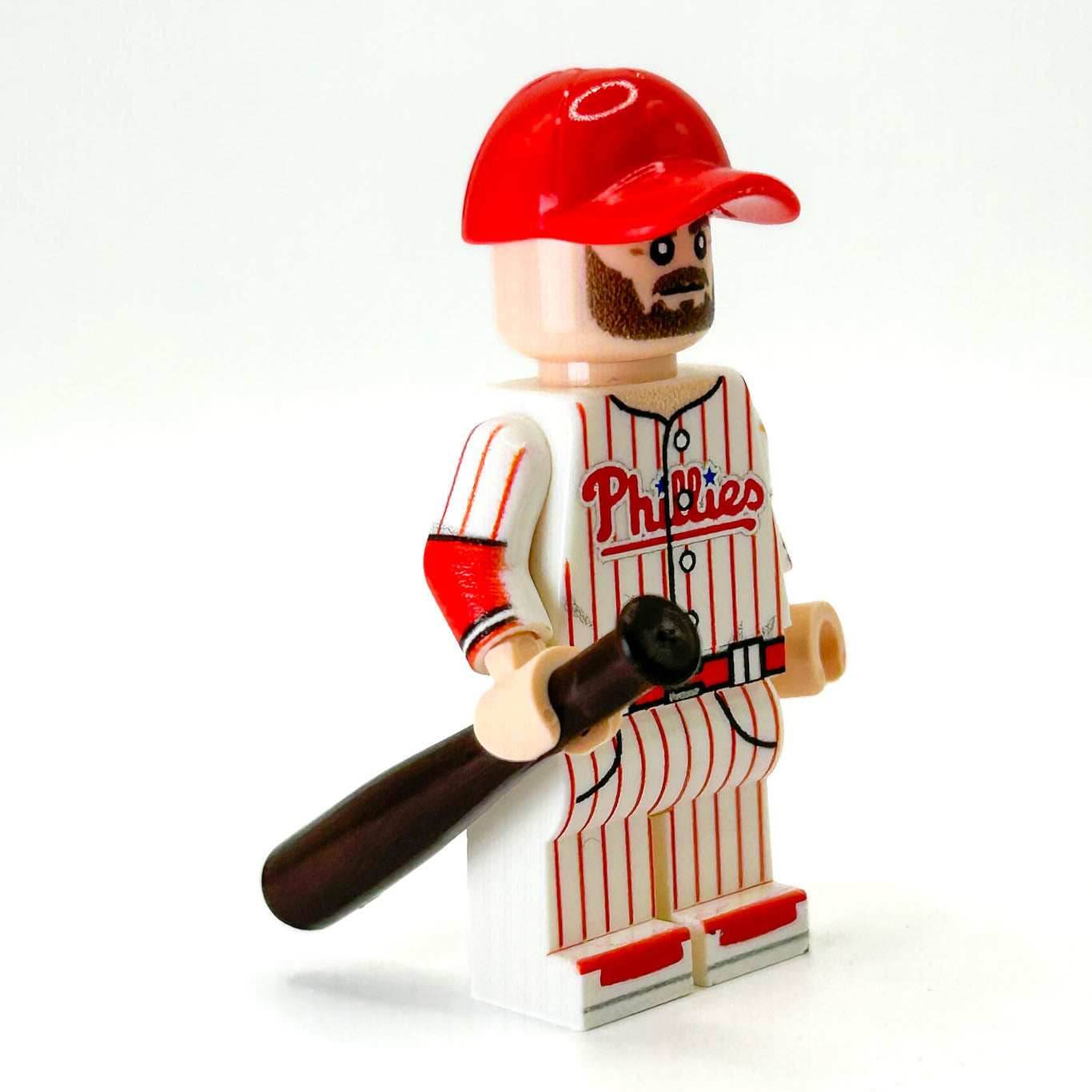 Harper #3 Philly Baseball Player Minifig made using LEGO parts - B3 Customs - 