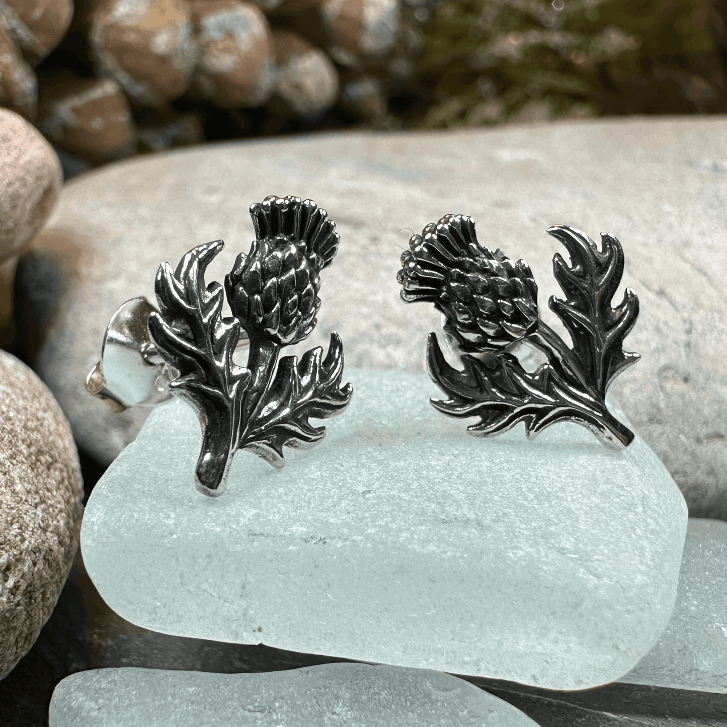 Wildwood Thistle Post Earrings - 