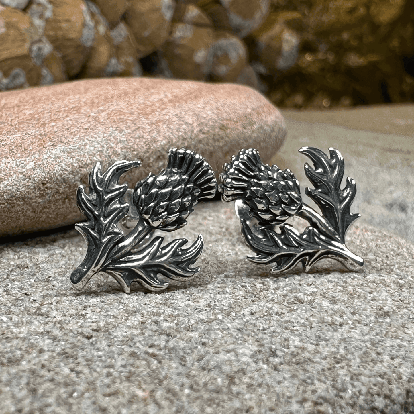 Wildwood Thistle Post Earrings - 