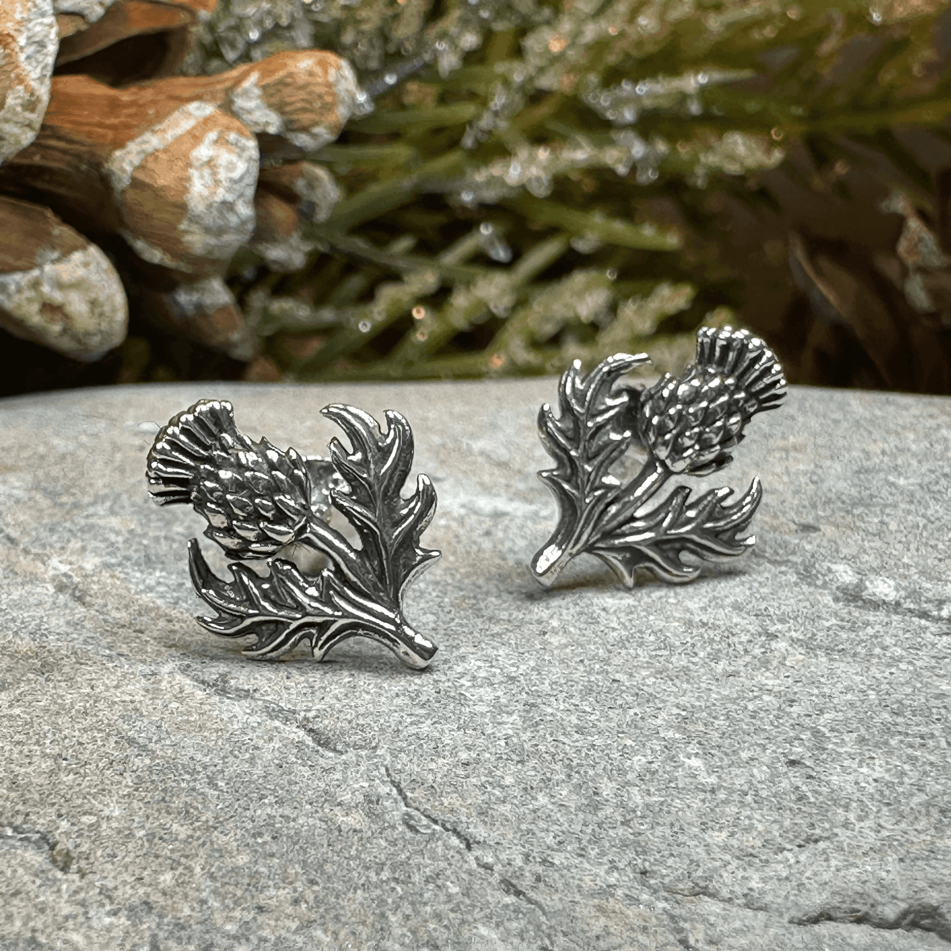 Wildwood Thistle Post Earrings - 