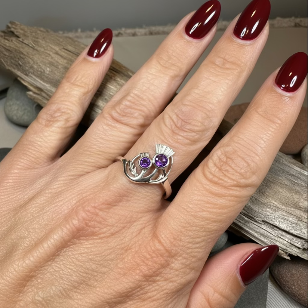 Adairia Thistle Ring