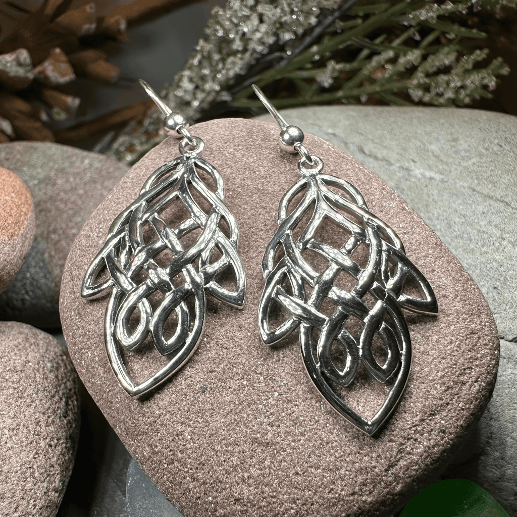 Aine Celtic Knot Earrings - 