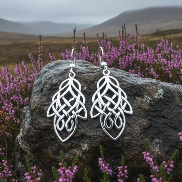 Aine Celtic Knot Earrings
