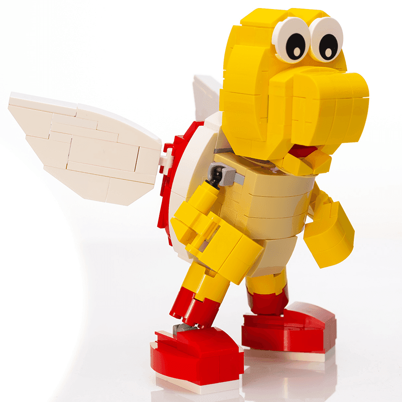 Custom Flying Turtle Trooper made using LEGO parts - 