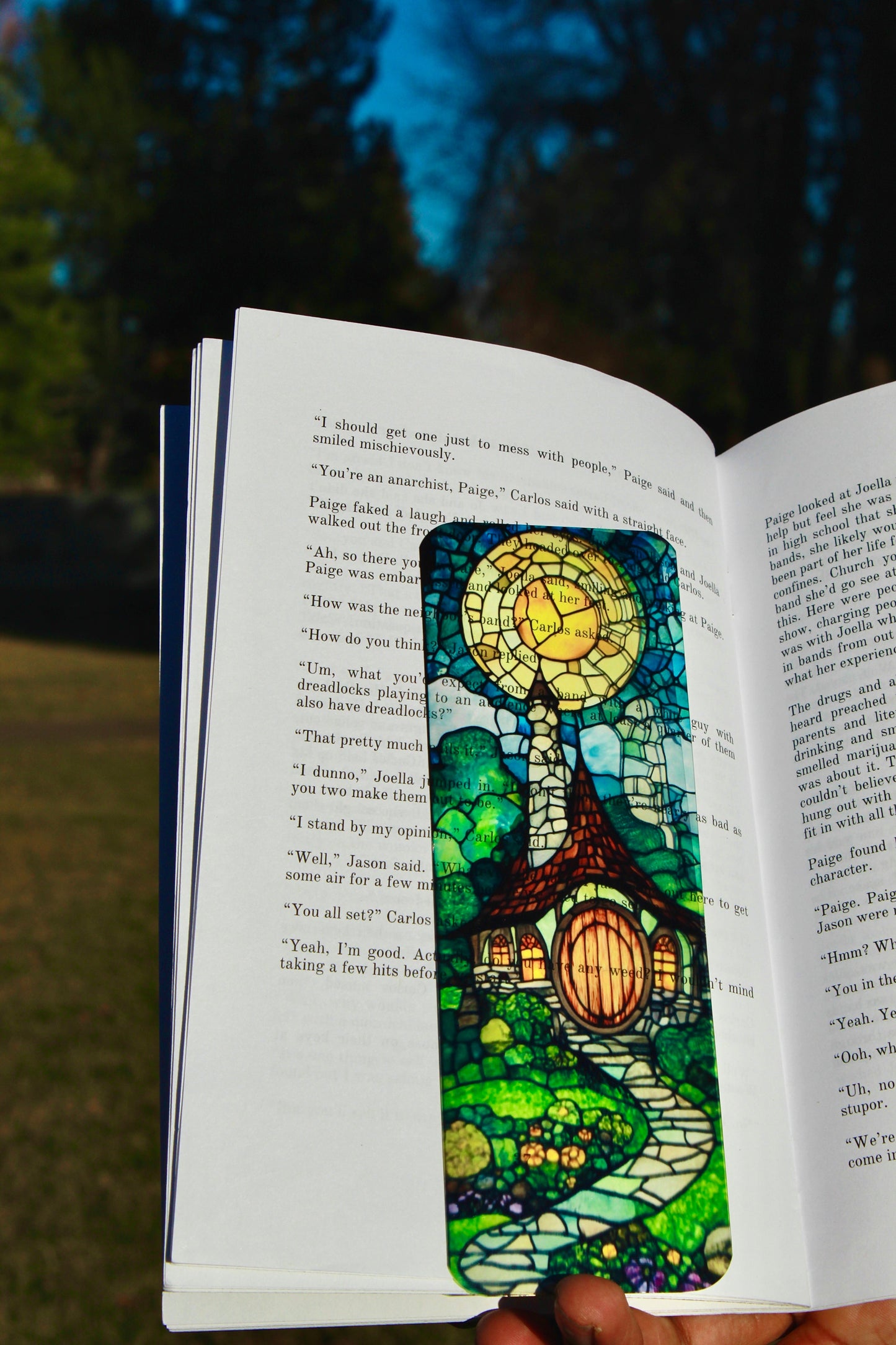 Hobbit Home Bookmark - Handcrafted Fantasy Design - Unique Book Marker - Perfect Gift for Hobbit Fans & Book Lovers"