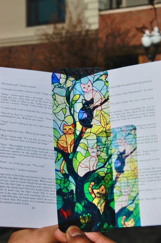 Cat Lover Bookmark – Handmade Cute Cat Page Marker, Feline Lover Gift, Animal Bookmark, Book Lover Accessory, Unique Cat Lover Gift