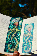 Kraken Octopus Bookmark – Handmade Mythical Sea Creature Bookmark, Fantasy Book Lover Gift, Ocean-Inspired, Nautical Themed Bookmark