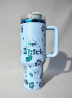 40oz Stainless Steel Tumbler with Handle - Insulated Travel Cup
