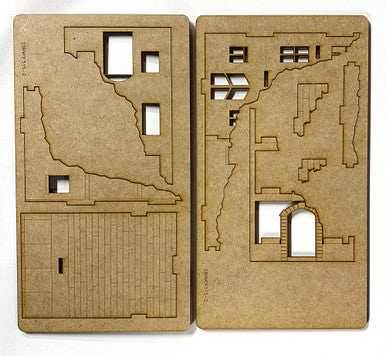 28mm Ruined Building - 28MMDF515-2 - 