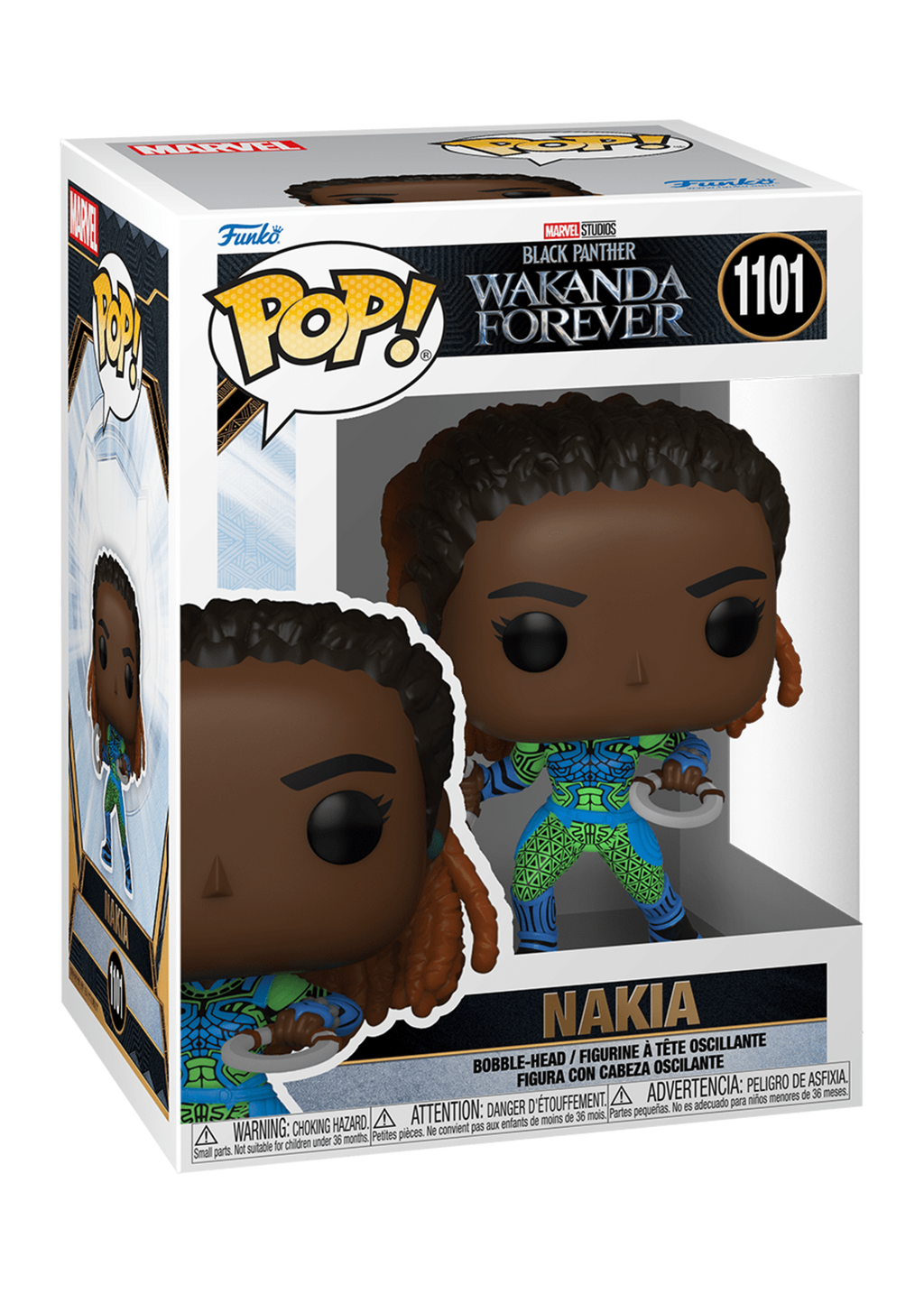 Funko Pop Marvel   Black Panther Wakanda Forever   Nakia