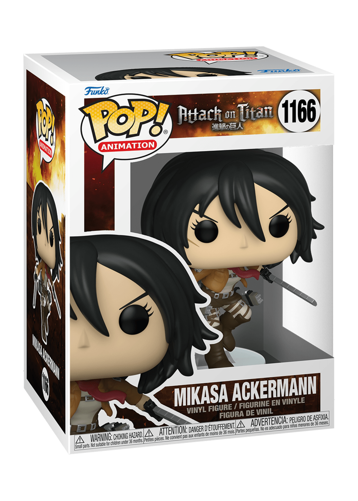 Funko Pop  Attack On Titan   Mikasa Ackermann