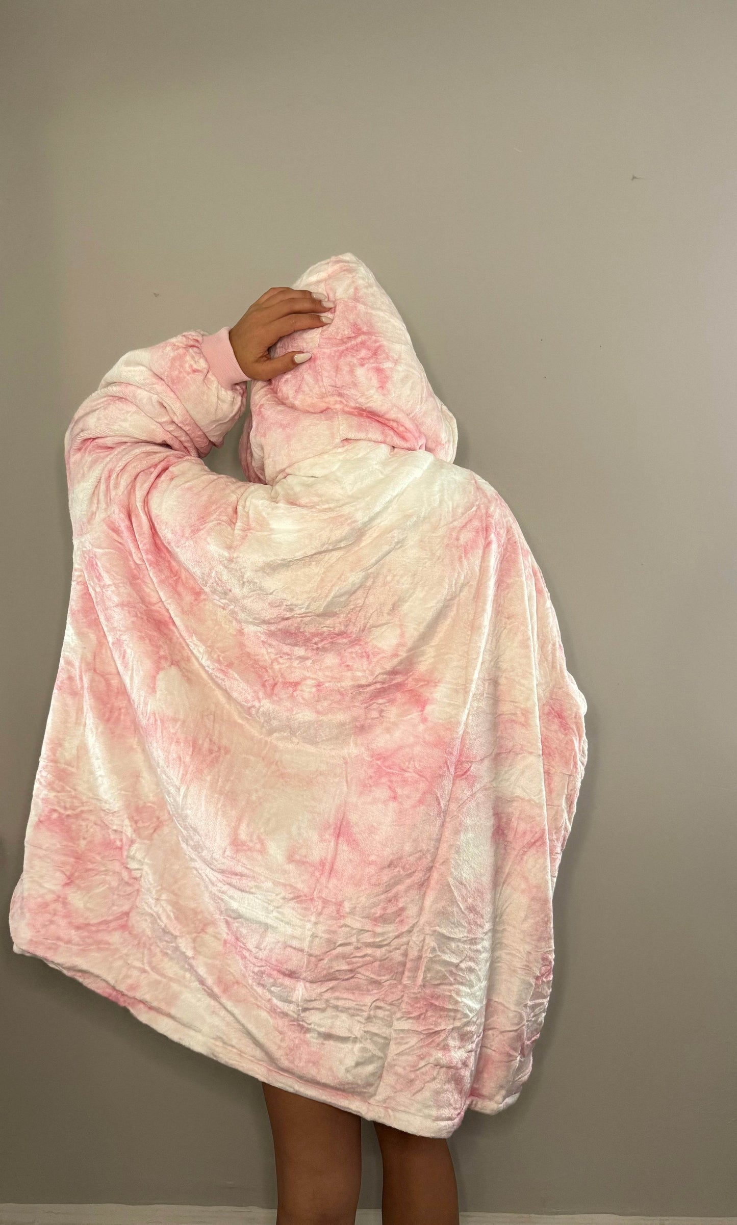 Nezuko Kamado Demon Slayer Wearable Blanket Hoodie for Kids & Adults | OLM Toys - Adult size