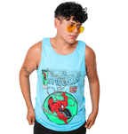 Spider-Man 90's Circle Marvel Comics Adult Tank Top - S
