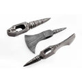 Single-Bit Bearded Axe Head with Tapered Spike Poll
