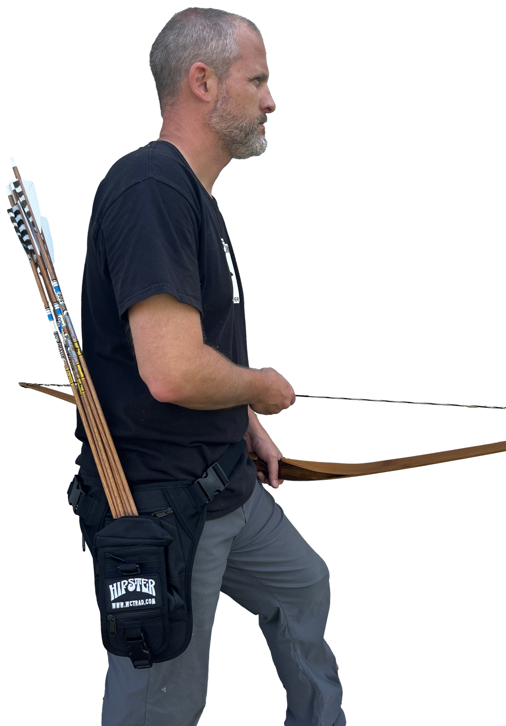 Whiskey City Hipster Side Quiver - Black