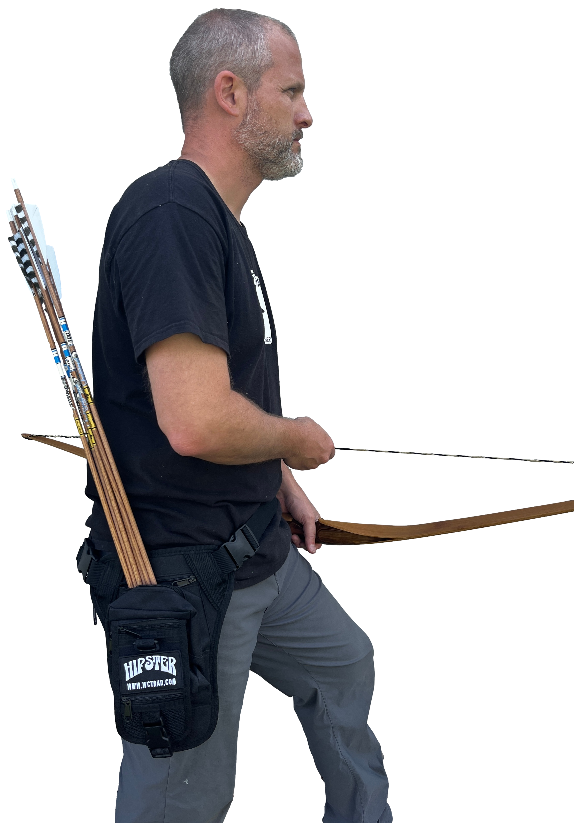 Whiskey City Hipster Side Quiver - Black