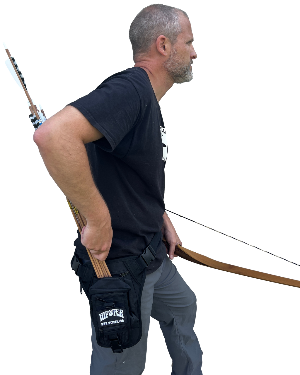 Whiskey City Hipster Side Quiver - Black