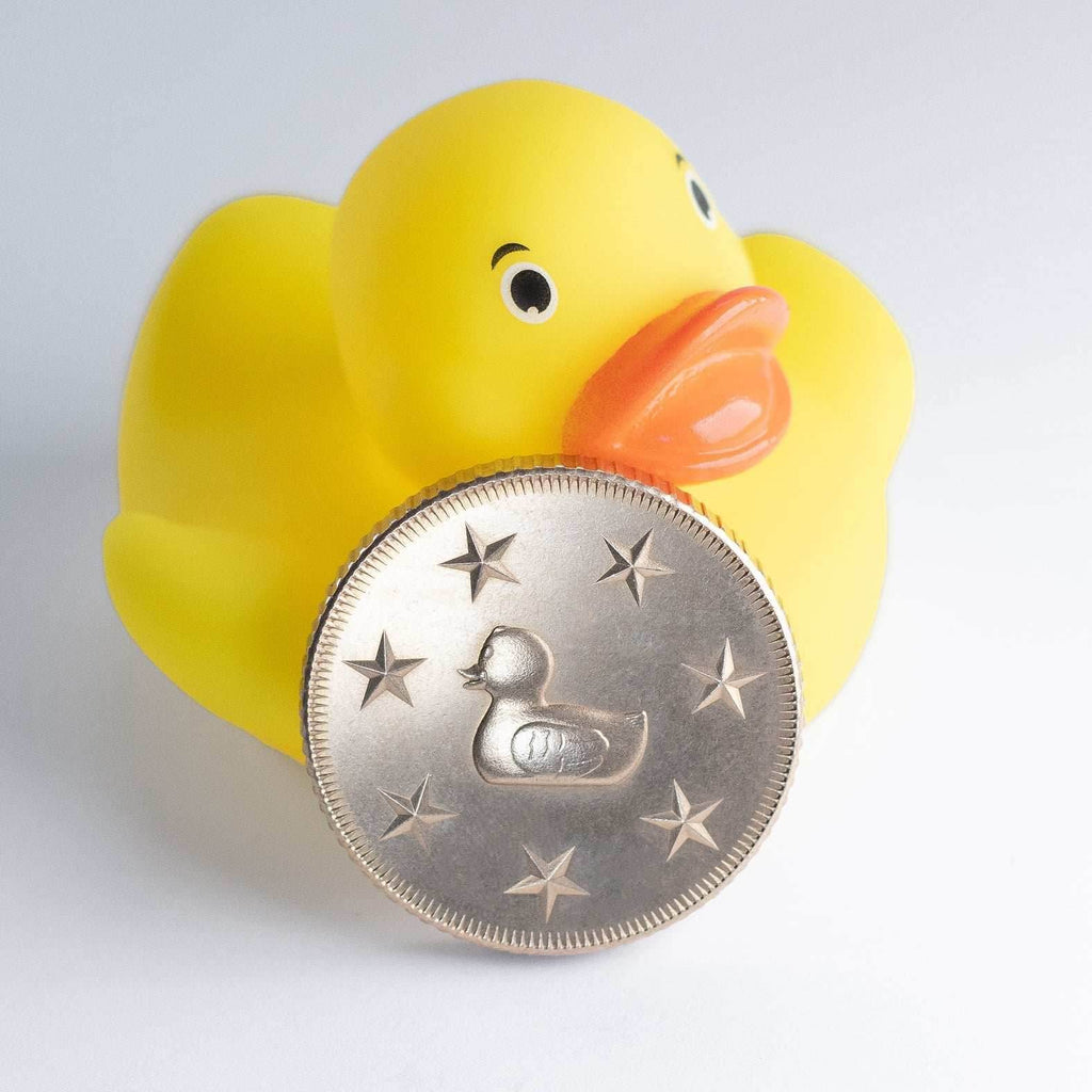 Rugged Lucky Duck Coin in Bronze - Coin