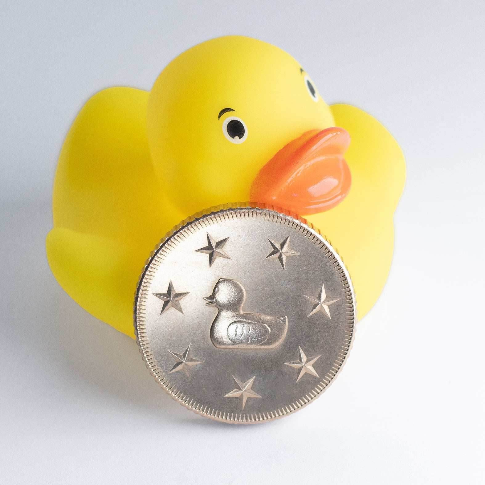 Rugged Lucky Duck Coin in Bronze - Coin