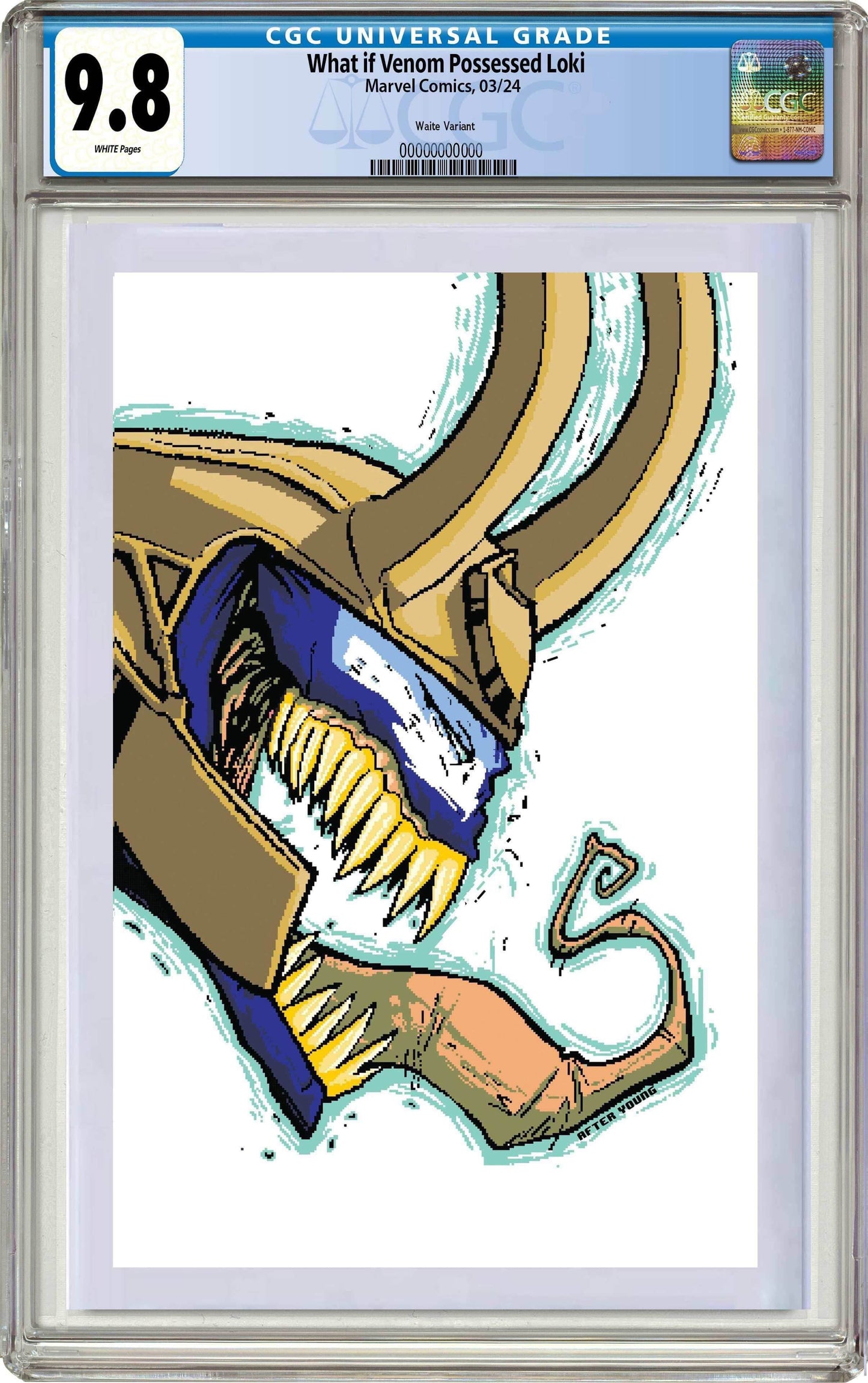 WHAT IF VENOM #1 | Matthew Waite Skottie Young Homage Variant - CGC 9.8 - VIRGIN